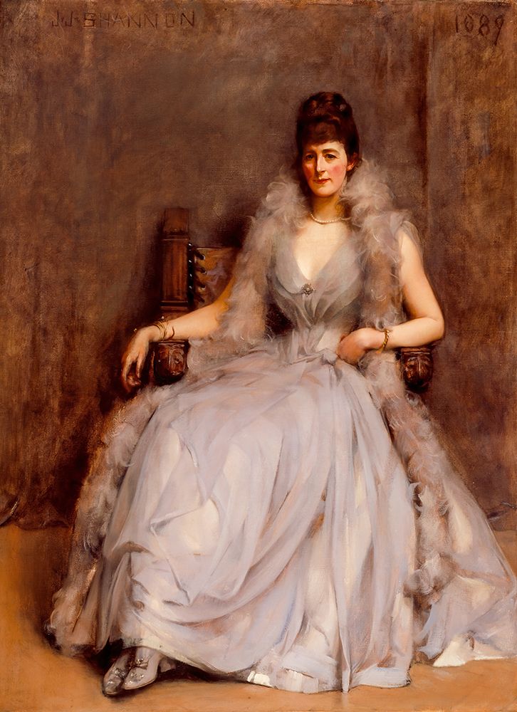 Portrait of Cecilia Tower 1889 art print by James Jebusa Shannon for $57.95 CAD