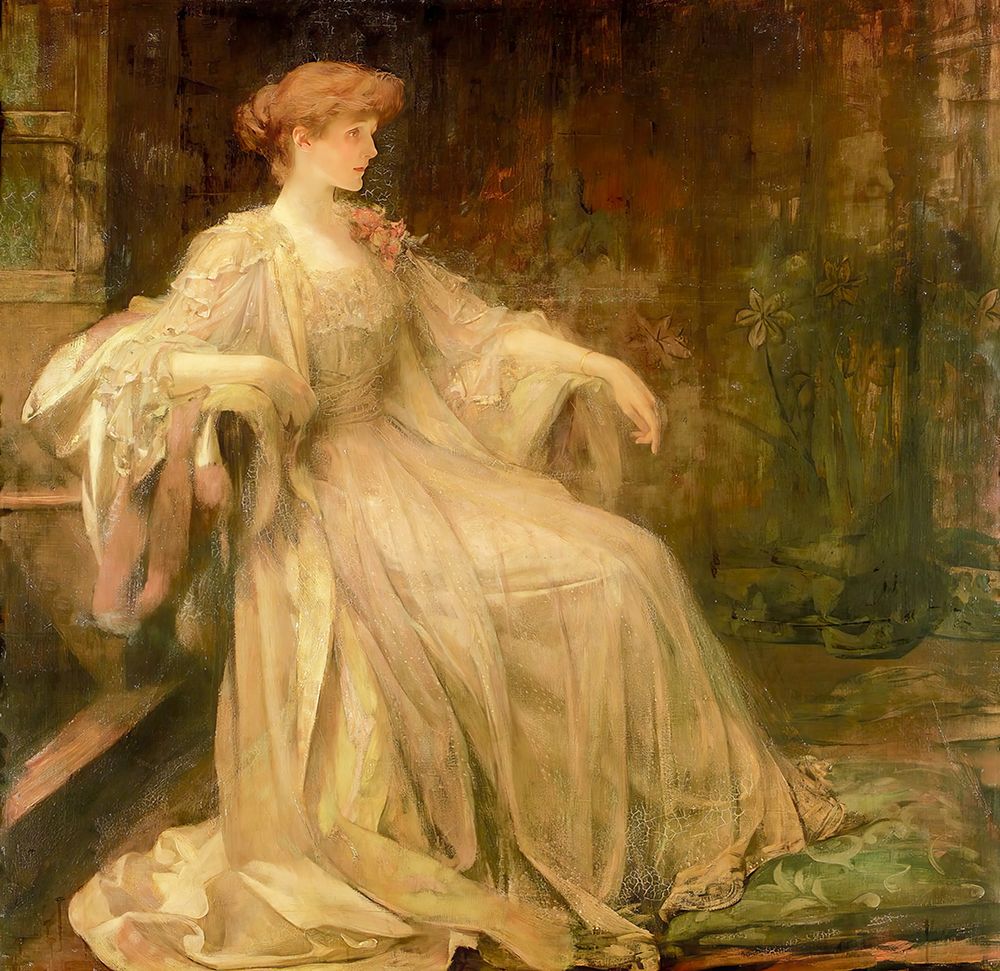 Portrait of Violet, Marchioness of Granby 1895 art print by James Jebusa Shannon for $57.95 CAD