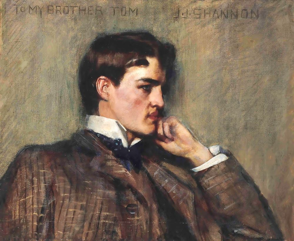 The Artists Brother, Tom art print by James Jebusa Shannon for $57.95 CAD