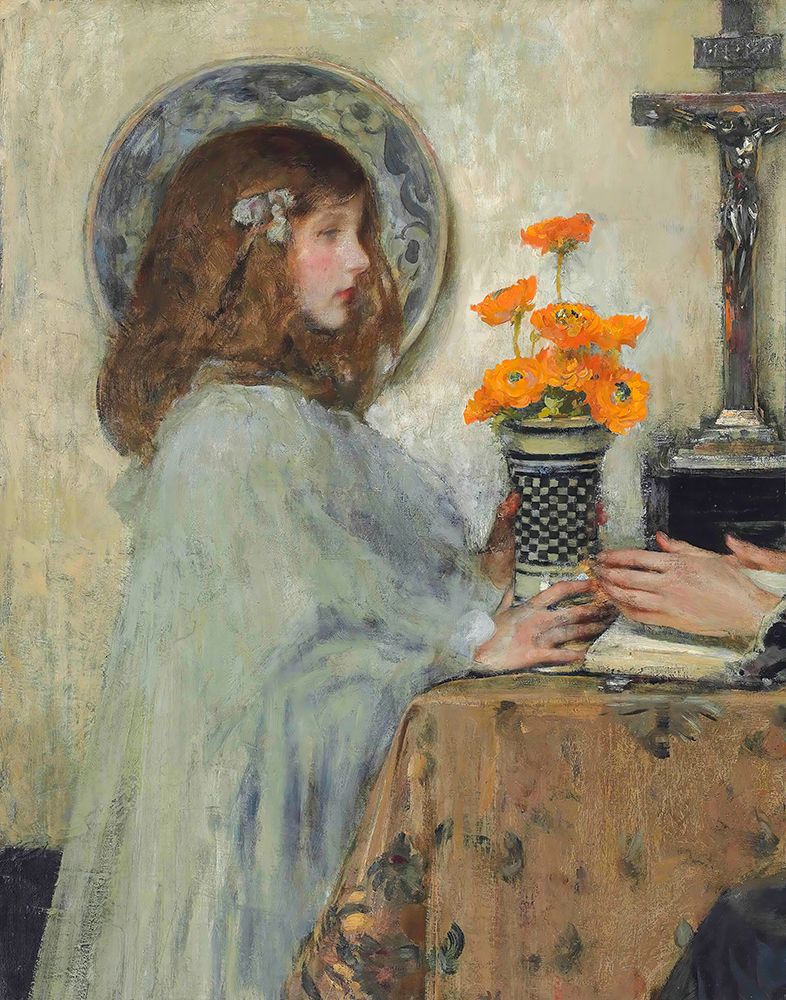 The Offering art print by James Jebusa Shannon for $57.95 CAD
