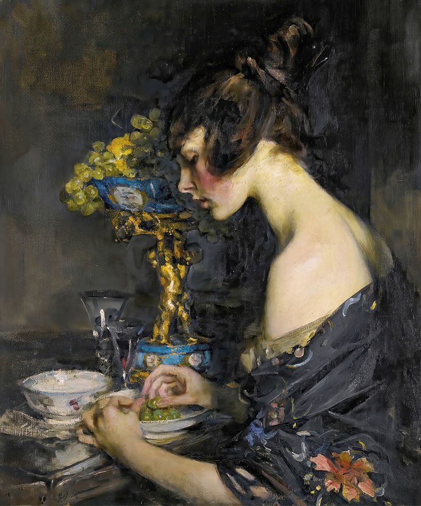 The Sevres Vase art print by James Jebusa Shannon for $57.95 CAD