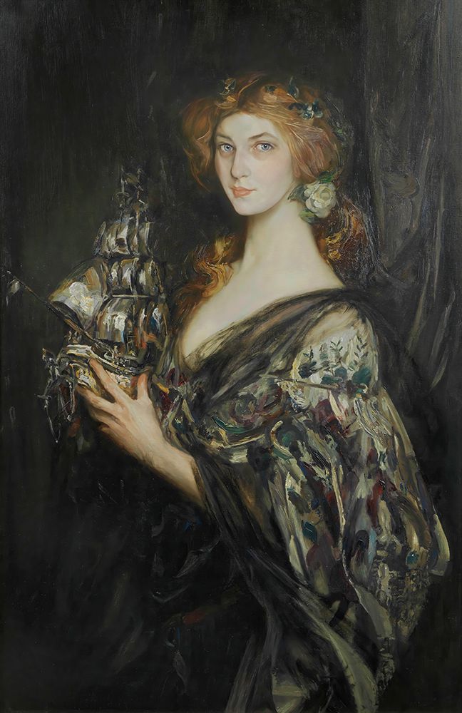 The Silver Ship art print by James Jebusa Shannon for $57.95 CAD