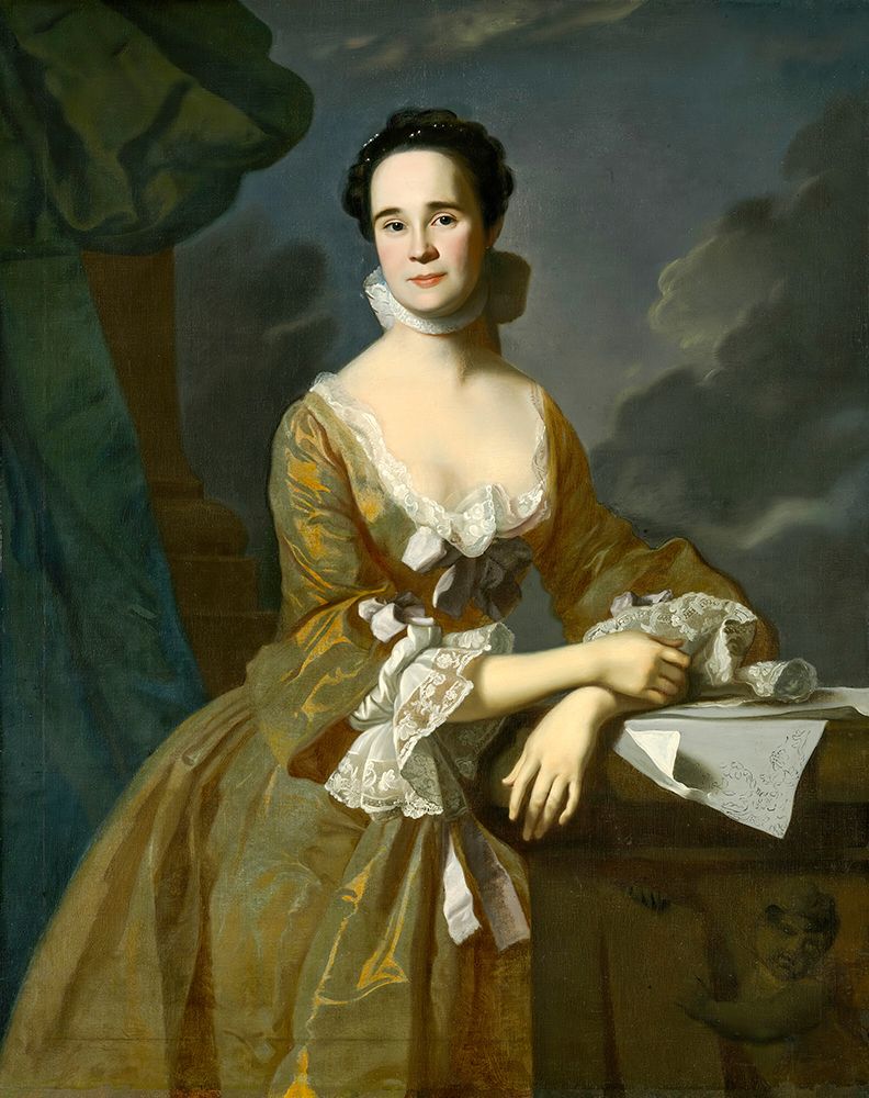 Mrs Daniel Hubbard, Mary Greene c 1764 art print by John Singleton Copley for $57.95 CAD