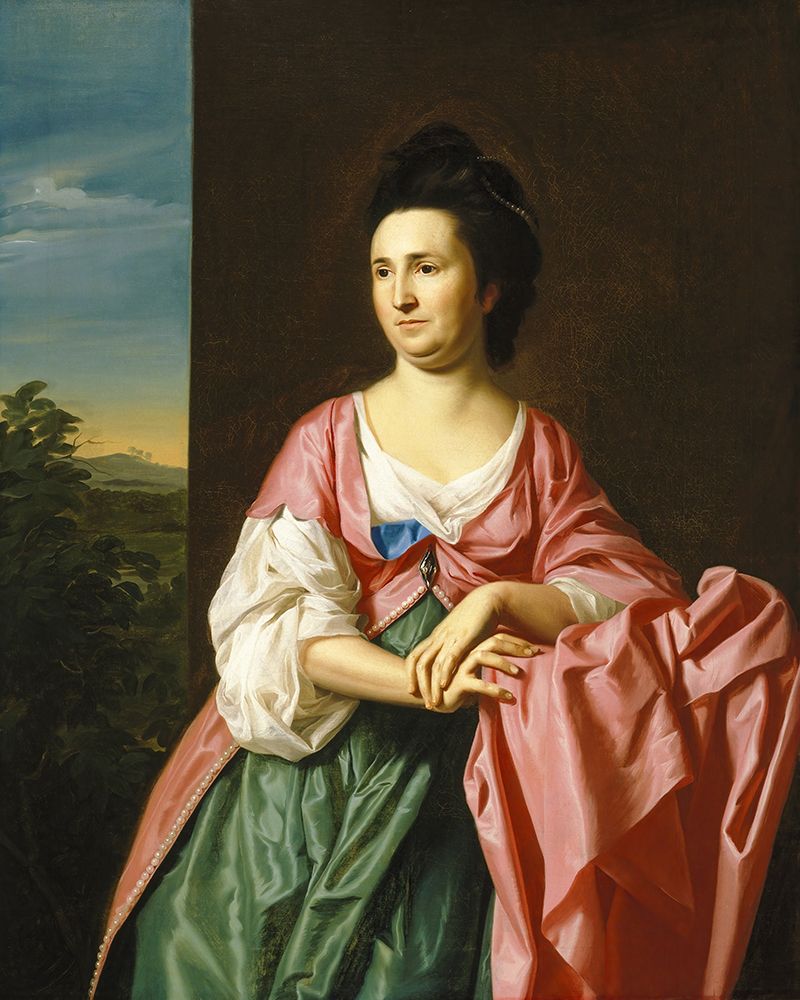 Mrs Sylvester Gardiner, Nee Abigail Pickman, Formerly Mrs William Eppes art print by John Singleton Copley for $57.95 CAD