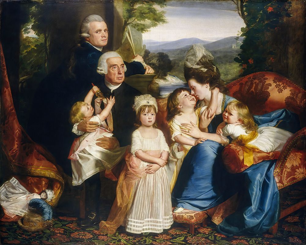 The Copley Family 1776 art print by John Singleton Copley for $57.95 CAD
