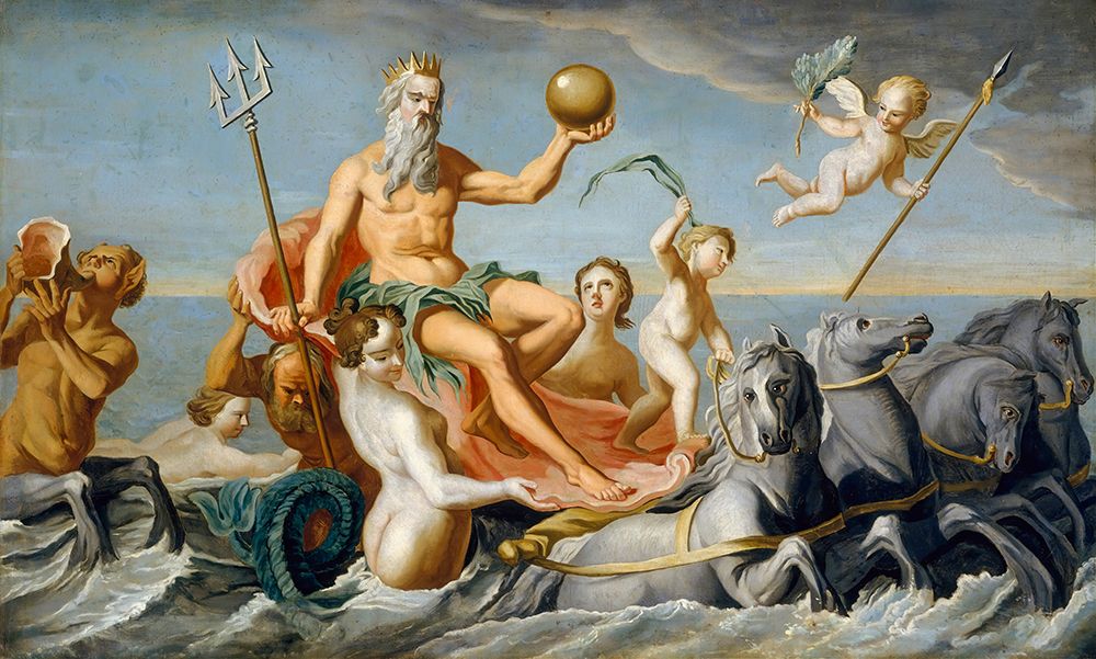 The Return of Neptune Ca 1754 art print by John Singleton Copley for $57.95 CAD