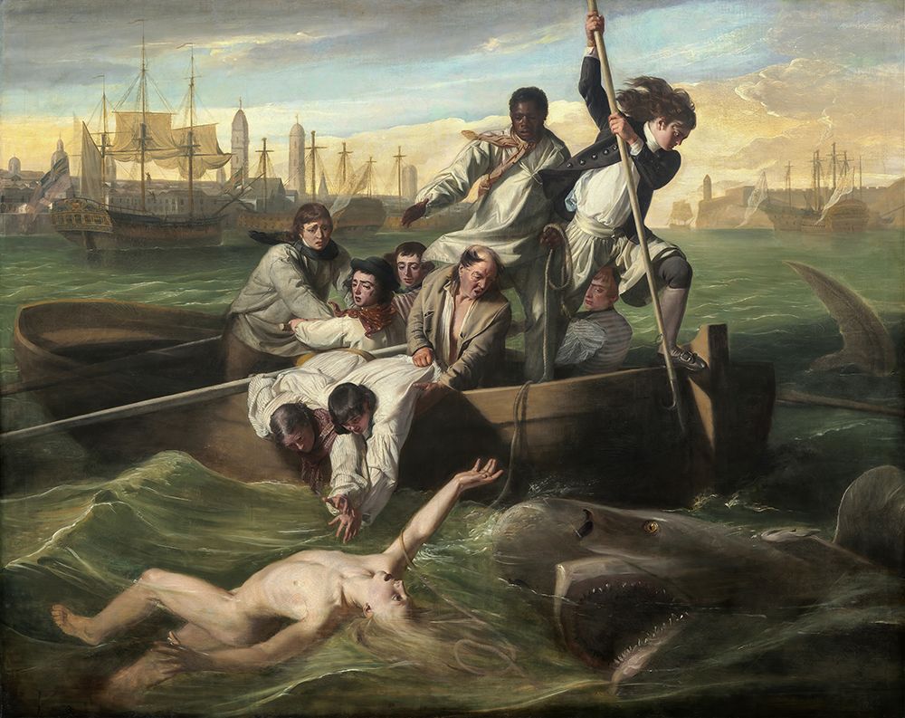 Watson and the Shark 1778 art print by John Singleton Copley for $57.95 CAD