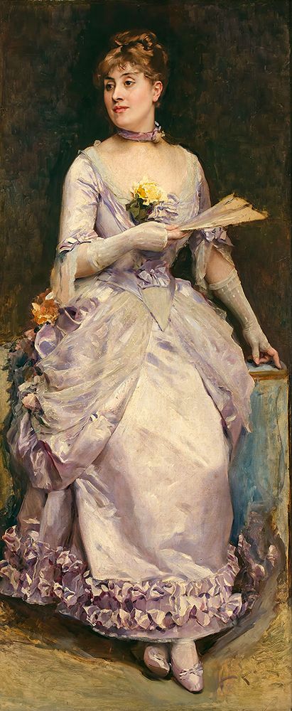 Portrait de Madame Laure Hayman art print by Raimundo de Madrazo y Garreta for $57.95 CAD