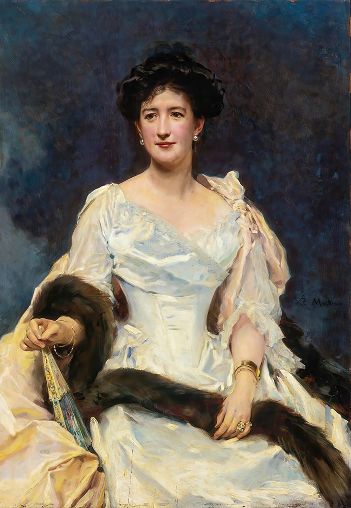Portrait Of A Lady 1888 art print by Raimundo de Madrazo y Garreta for $57.95 CAD