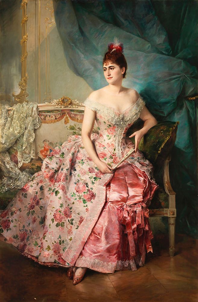 Portrait of a Lady art print by Raimundo de Madrazo y Garreta for $57.95 CAD