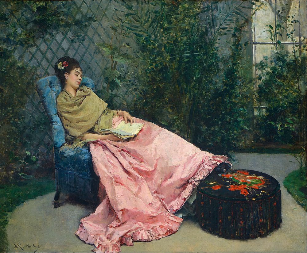 Siesta art print by Raimundo de Madrazo y Garreta for $57.95 CAD