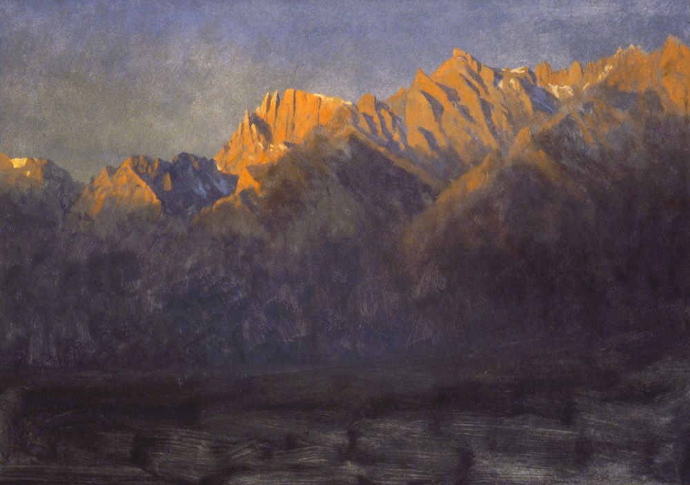 Sunrise in the Sierras ca 1872 art print by Albert Bierstadt for $57.95 CAD
