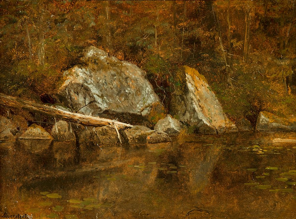 White Mountains, Echo Lake 1869 art print by Albert Bierstadt for $57.95 CAD