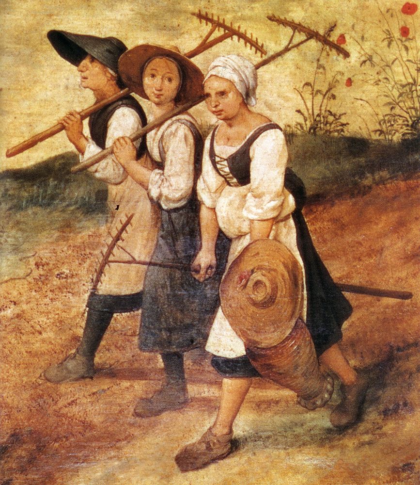 Hay Making detail 2 1565 art print by Pieter Bruegel the Elder for $57.95 CAD