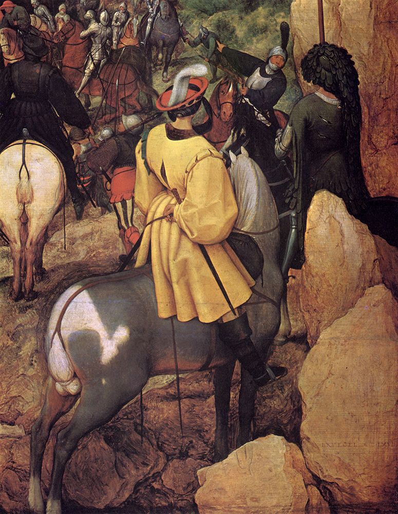 The Conversion of St. Paul detail 1567 art print by Pieter Bruegel the Elder for $57.95 CAD
