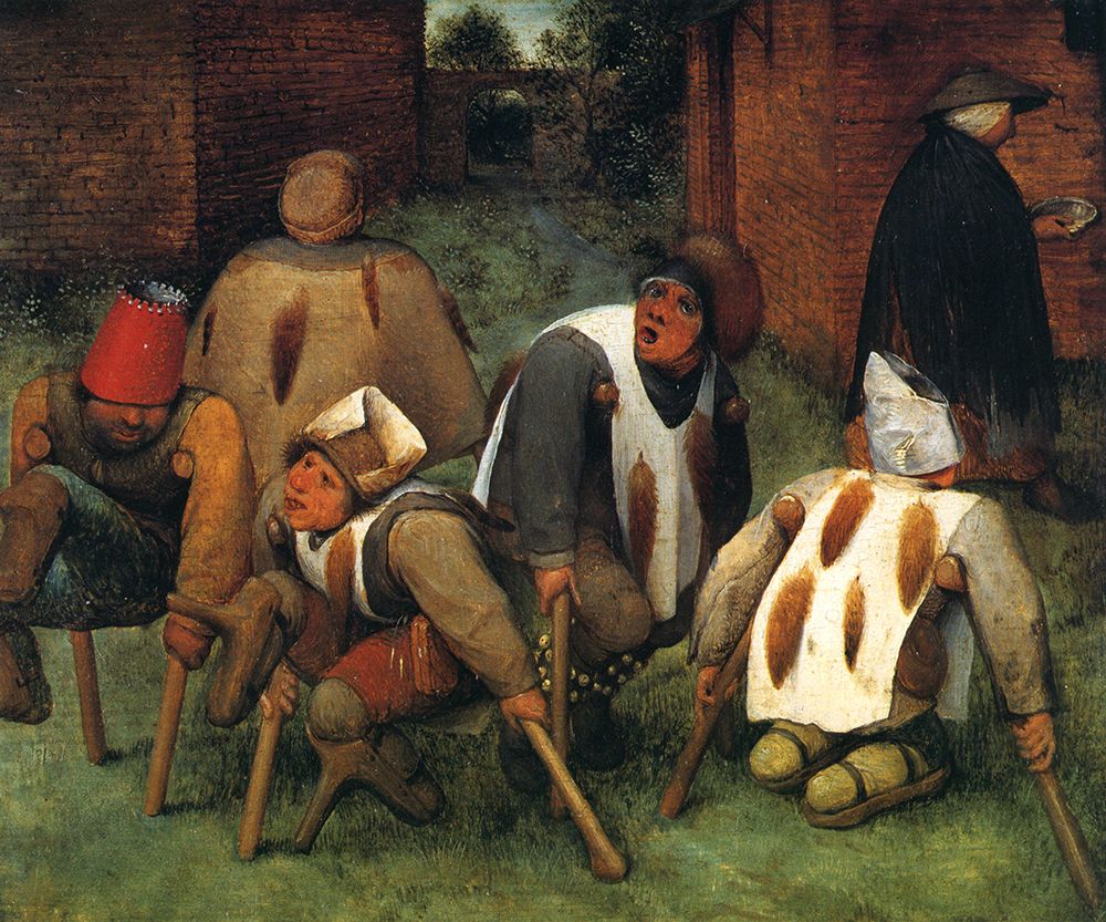 The Cripples 1568 art print by Pieter Bruegel the Elder for $57.95 CAD