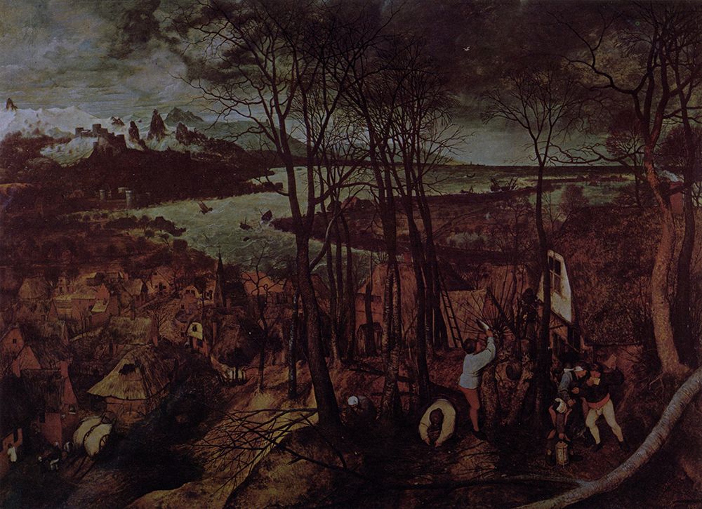 The Gloomy Day February 1565 art print by Pieter Bruegel the Elder for $57.95 CAD
