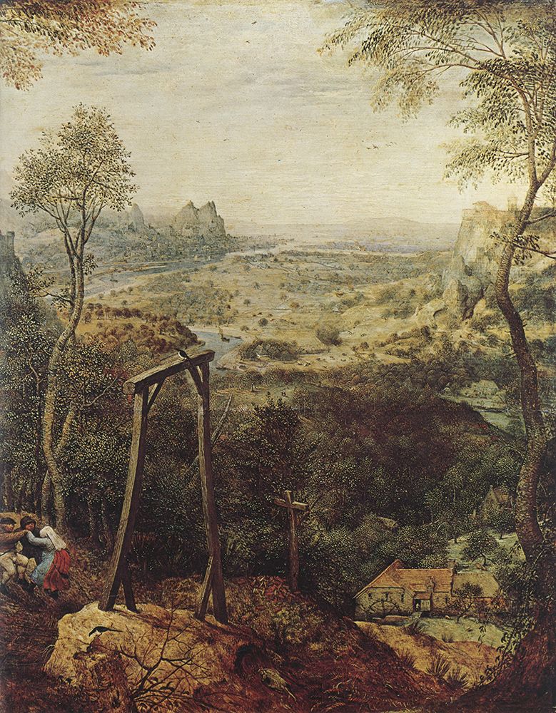 The Magpie on the Gallows detail 1 1568 art print by Pieter Bruegel the Elder for $57.95 CAD