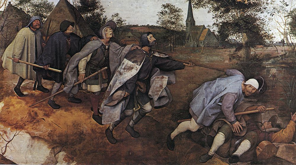 The Parable of the Blind 1568 art print by Pieter Bruegel the Elder for $57.95 CAD