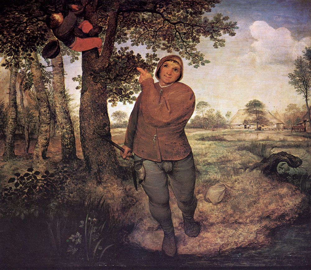 The Peasant and the Birdnester 1568 art print by Pieter Bruegel the Elder for $57.95 CAD