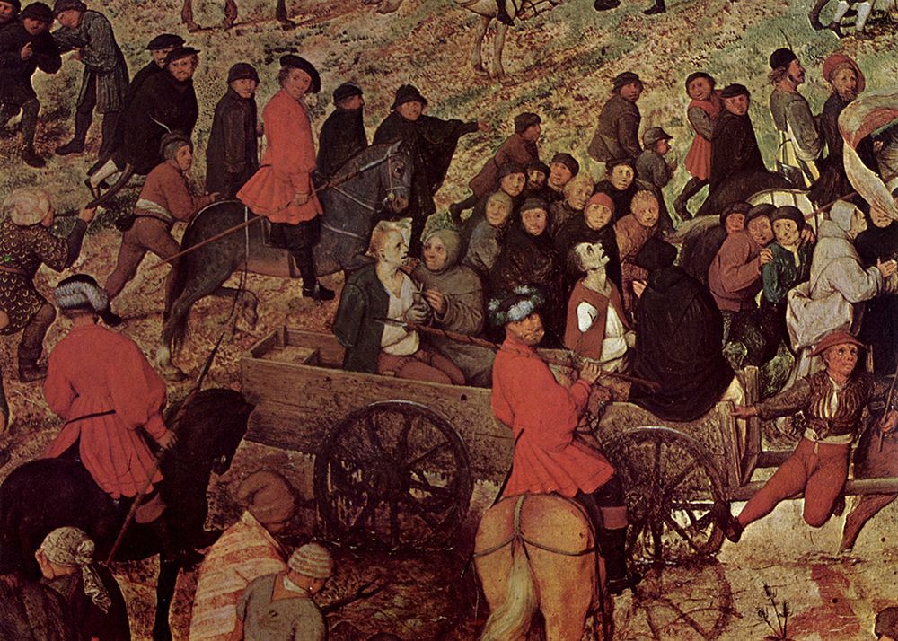 The Procession to Calvary detail 2 1564 art print by Pieter Bruegel the Elder for $57.95 CAD