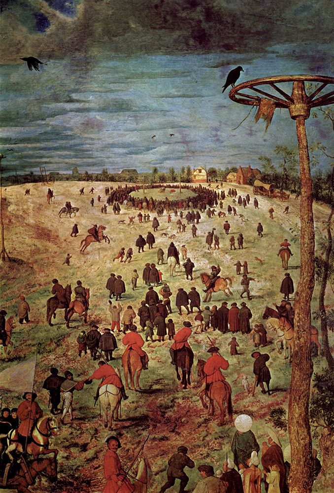 The Procession to Calvary detail 3 1564 art print by Pieter Bruegel the Elder for $57.95 CAD