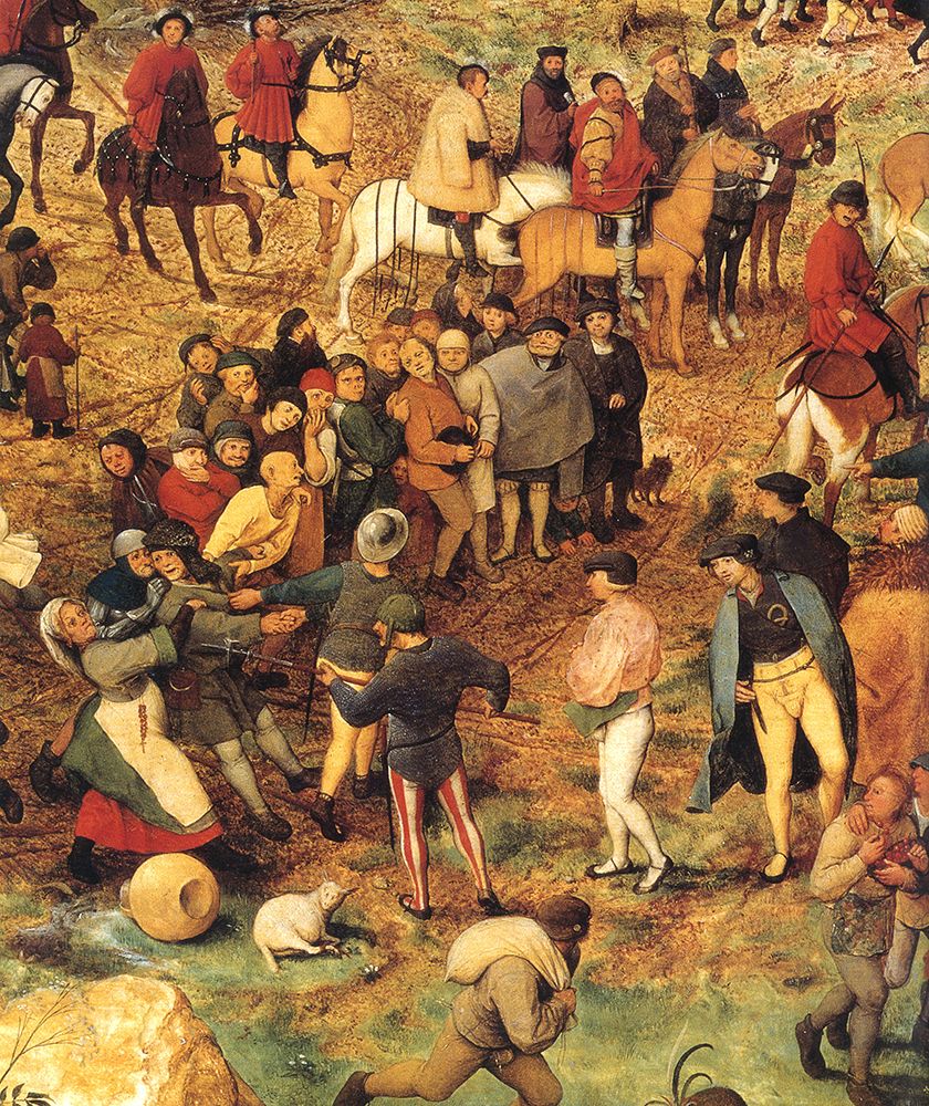 The Procession to Calvary detail 5 1564 art print by Pieter Bruegel the Elder for $57.95 CAD