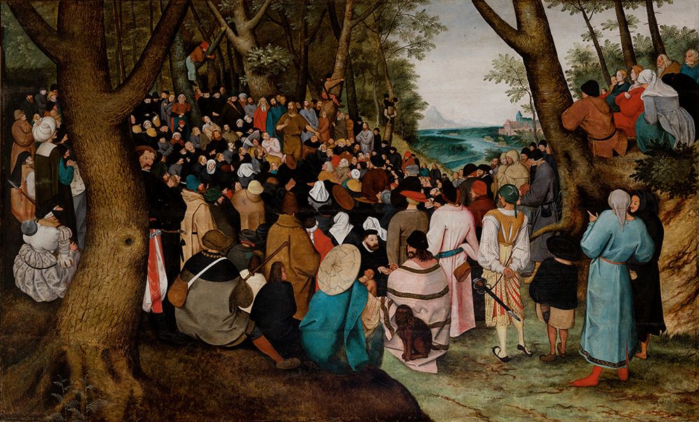 The Sermon of St. John the Baptist 1566 art print by Pieter Bruegel the Elder for $57.95 CAD