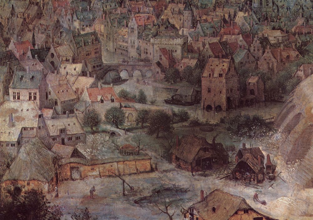 The Tower of Babel detail 1 1563 art print by Pieter Bruegel the Elder for $57.95 CAD