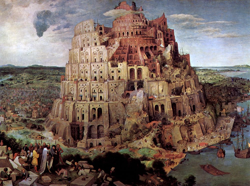 The Tower of Babel 1563 art print by Pieter Bruegel the Elder for $57.95 CAD