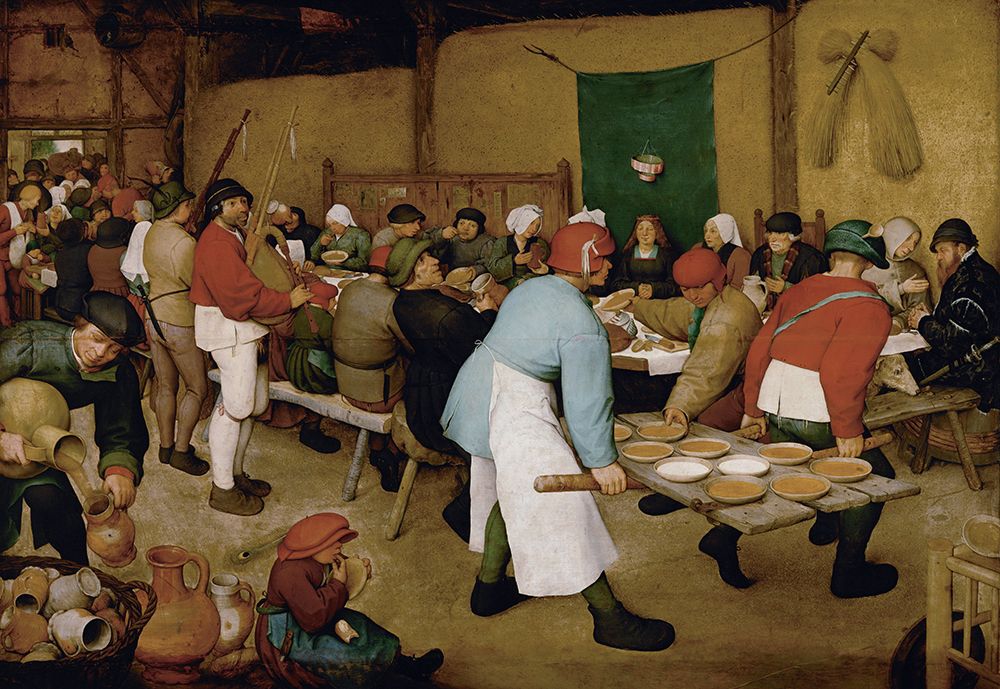 The Wedding Banquet 1567 art print by Pieter Bruegel the Elder for $57.95 CAD