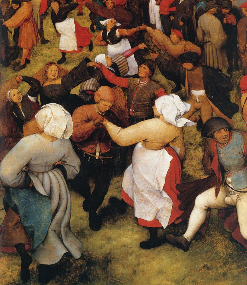 The Wedding Dance detail 1568 art print by Pieter Bruegel the Elder for $57.95 CAD