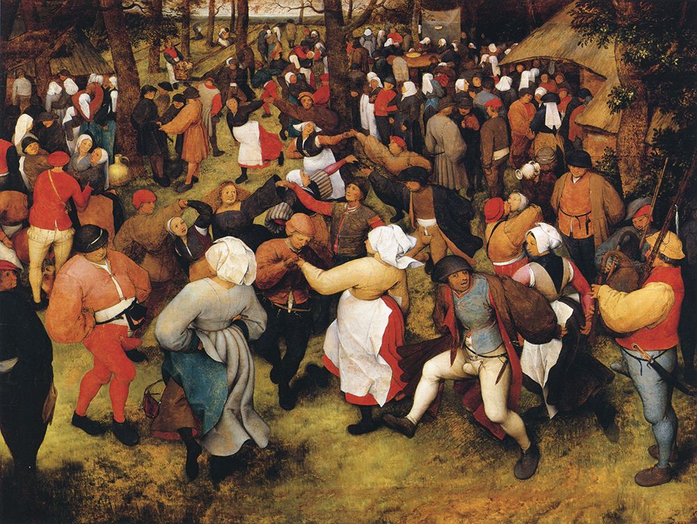 The Wedding Dance 1568 art print by Pieter Bruegel the Elder for $57.95 CAD