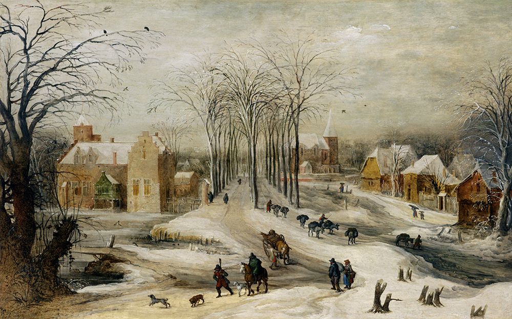 Winter Landscape art print by Pieter Bruegel the Elder for $57.95 CAD