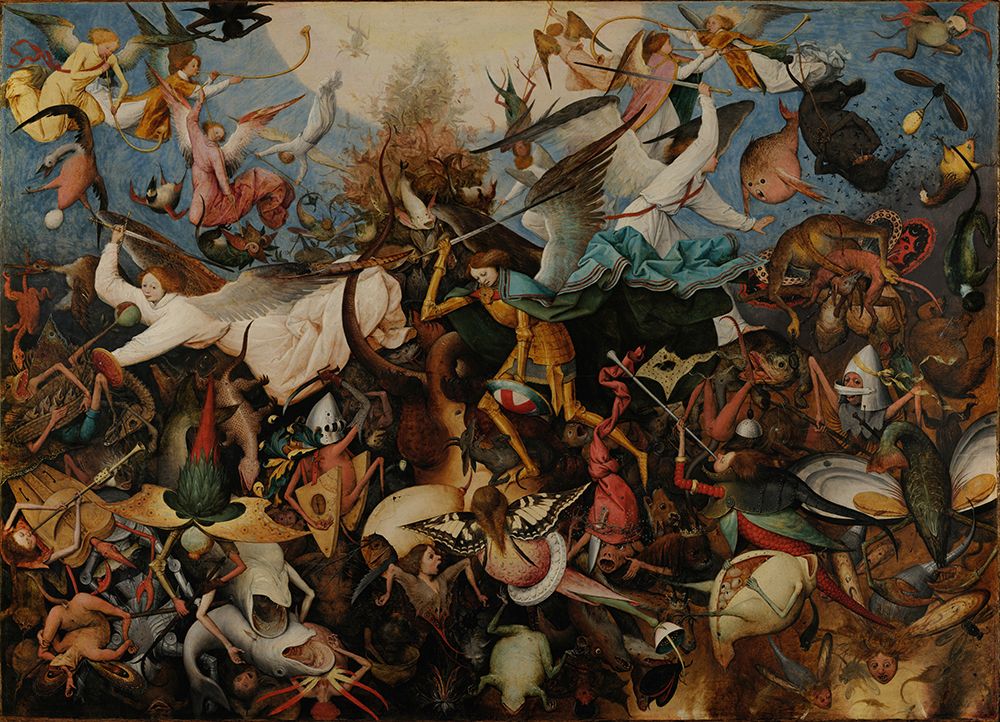 The Fall of the Rebel Angels 1562 art print by Pieter Bruegel the Elder for $57.95 CAD