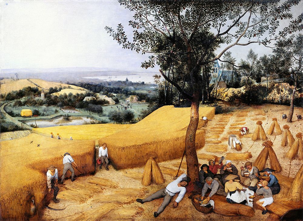 The Harvesters 1565 art print by Pieter Bruegel the Elder for $57.95 CAD