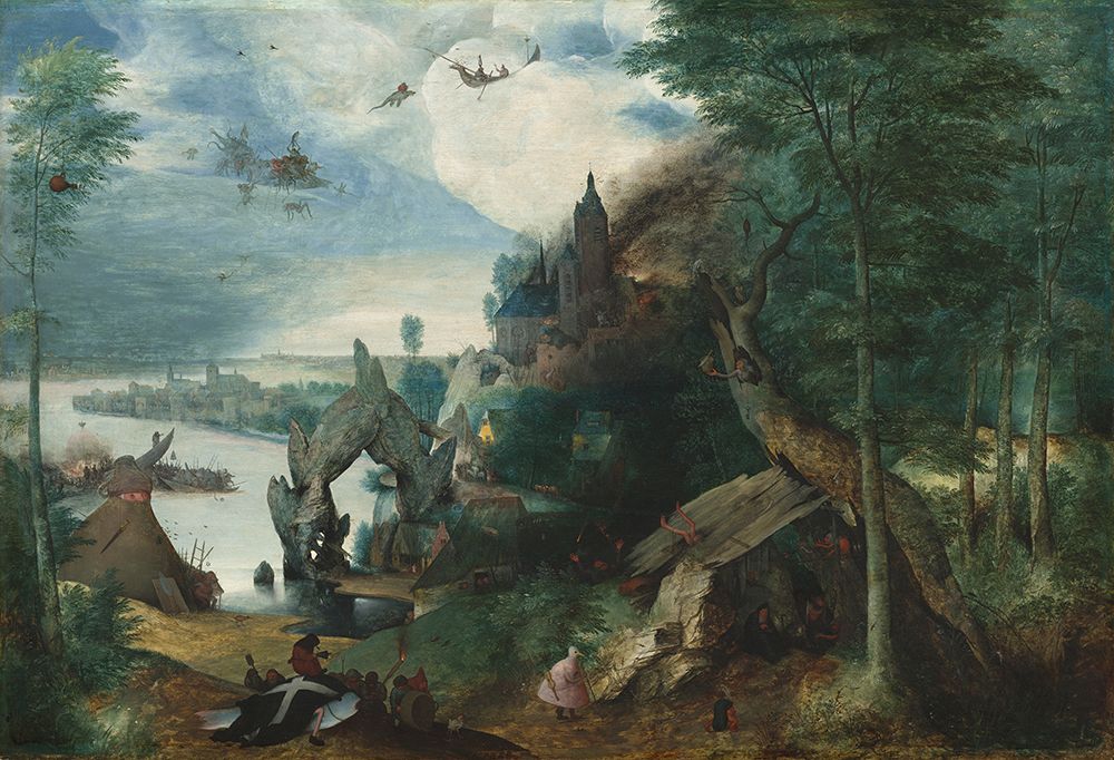 The Temptation of Saint Anthony ca 1550 art print by Pieter Bruegel the Elder for $57.95 CAD