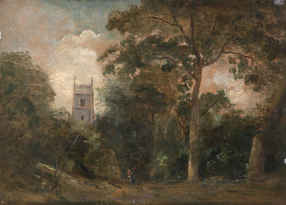 A Church in the Trees art print by John Constable for $57.95 CAD