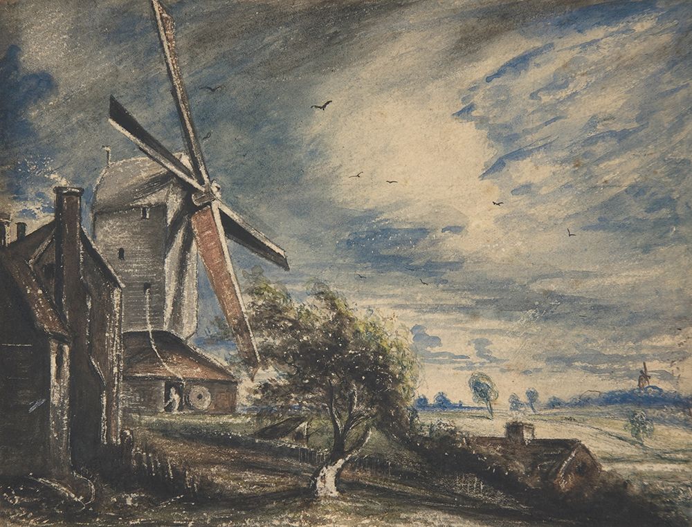 A Mill Near Colchester 1833 art print by John Constable for $57.95 CAD