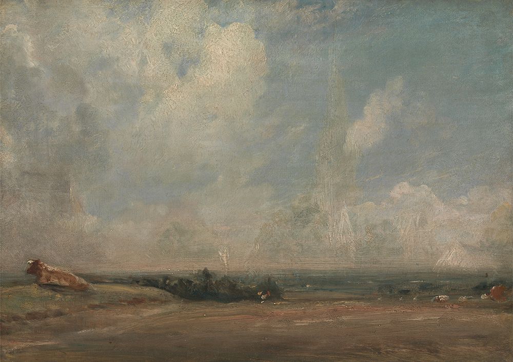 A View from Hampstead Heath ca 1825 art print by John Constable for $57.95 CAD