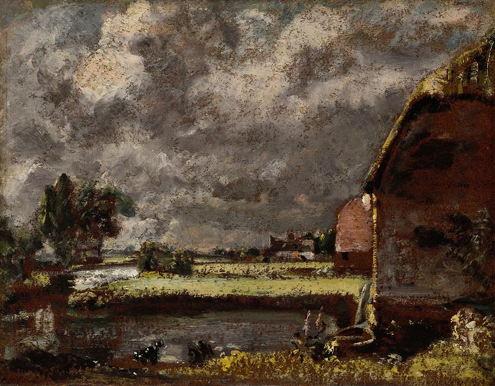 A View on the Banks of the River Stour art print by John Constable for $57.95 CAD