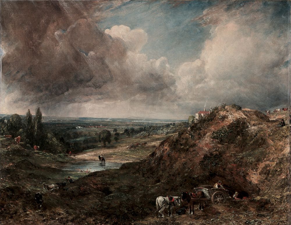 Branch Hill Pond, Hampstead 1828 art print by John Constable for $57.95 CAD