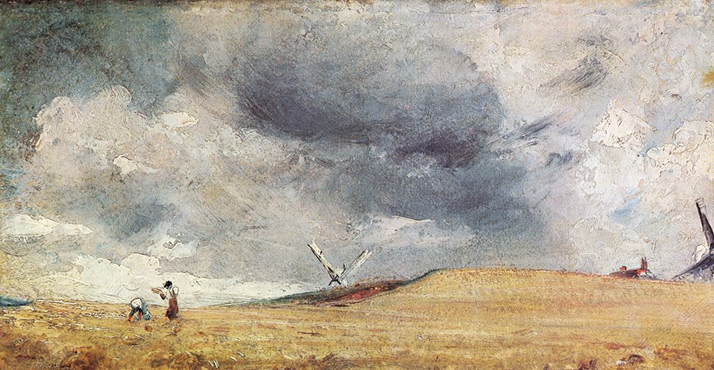 Brighton, The Gleaners 1824 art print by John Constable for $57.95 CAD