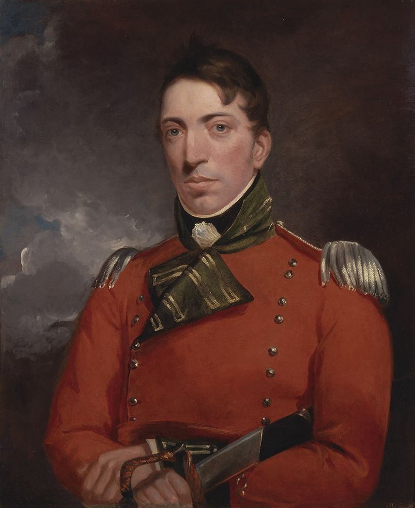Captain Richard Gubbins 1804 art print by John Constable for $57.95 CAD