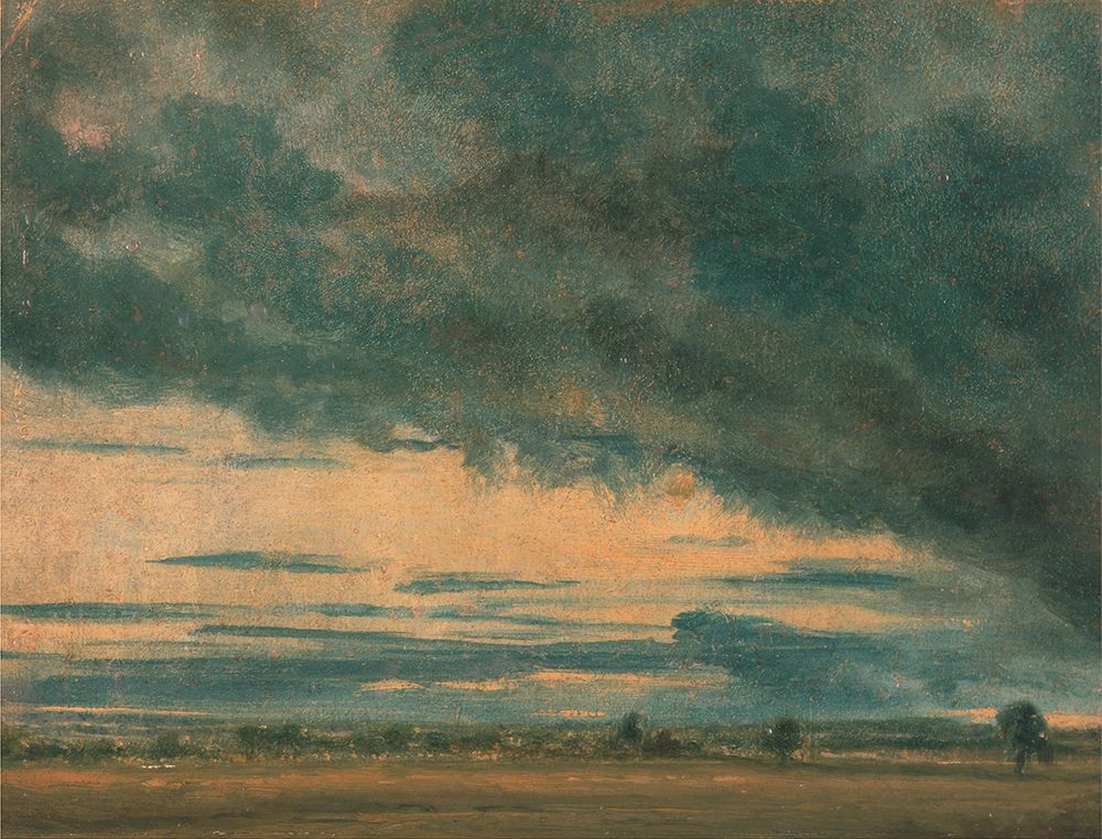 Cloud Study Stormy ca 1821 art print by John Constable for $57.95 CAD
