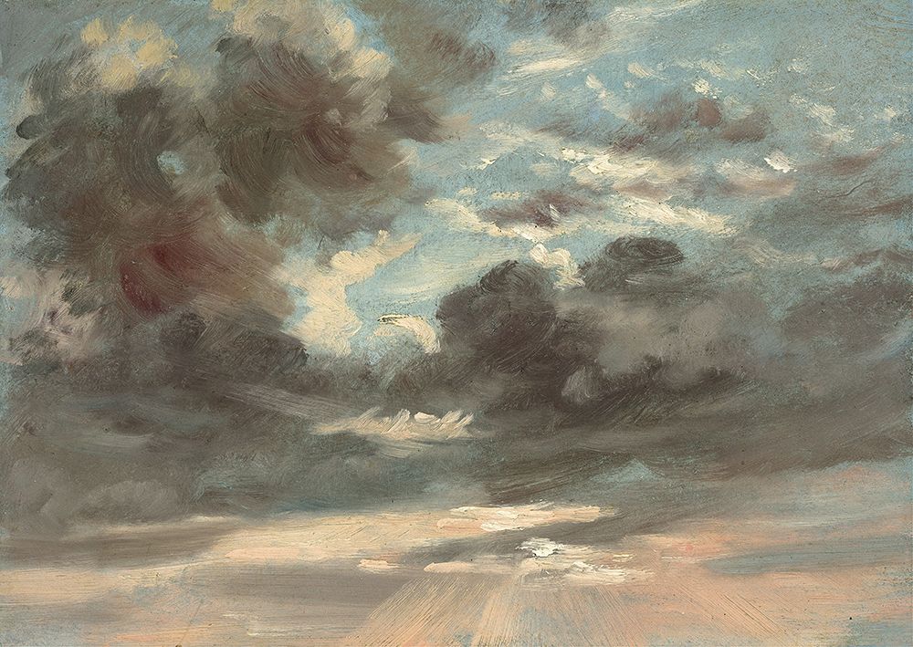 Cloud Study Stormy Sunset 1821 art print by John Constable for $57.95 CAD