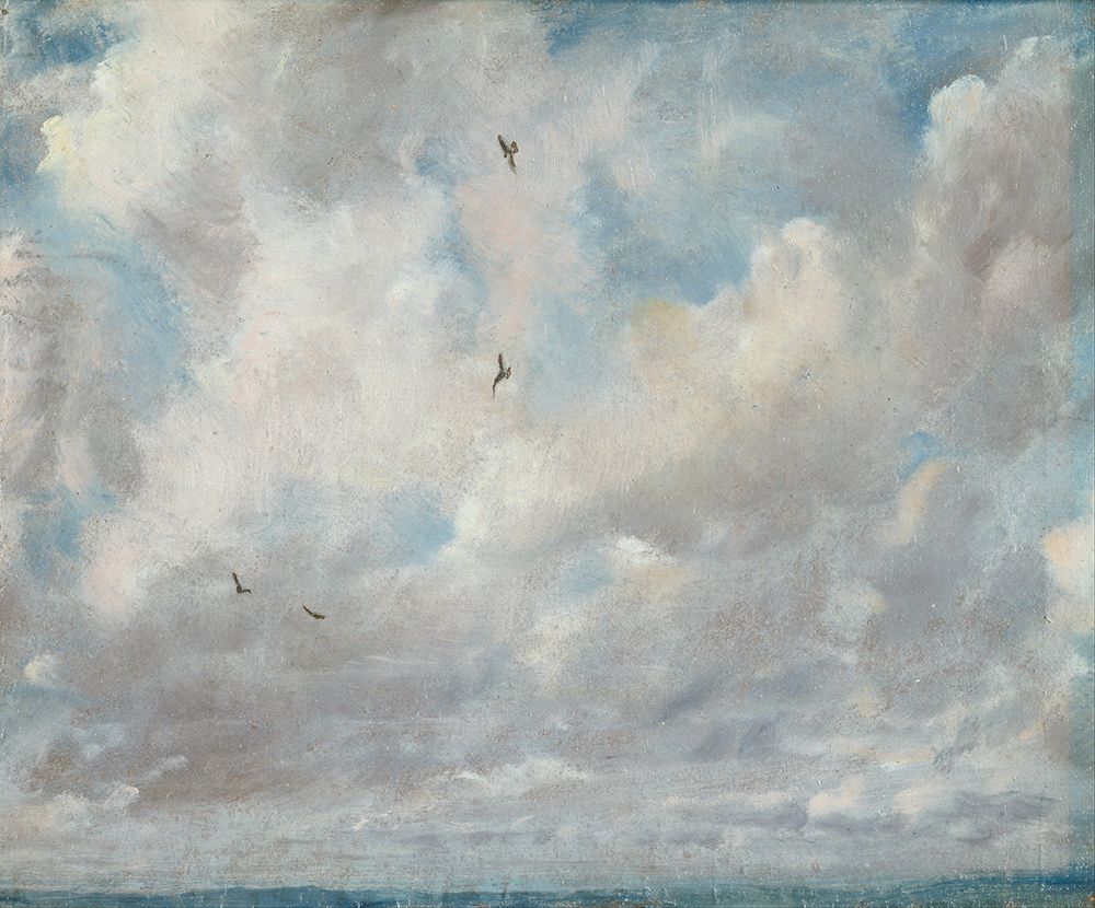 Cloud Study with Birds ca 1821 art print by John Constable for $57.95 CAD