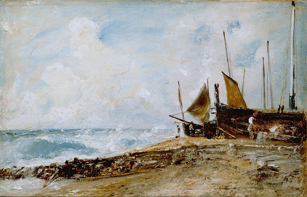 Coast Scene Near Brighton 1824 art print by John Constable for $57.95 CAD