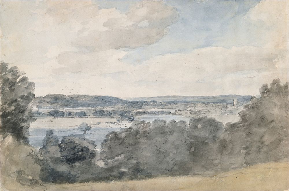 Dedham Vale, Suffolk, from near East Bergholt ca 1805 art print by John Constable for $57.95 CAD