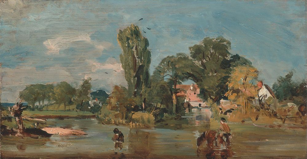 Flatford Mill art print by John Constable for $57.95 CAD